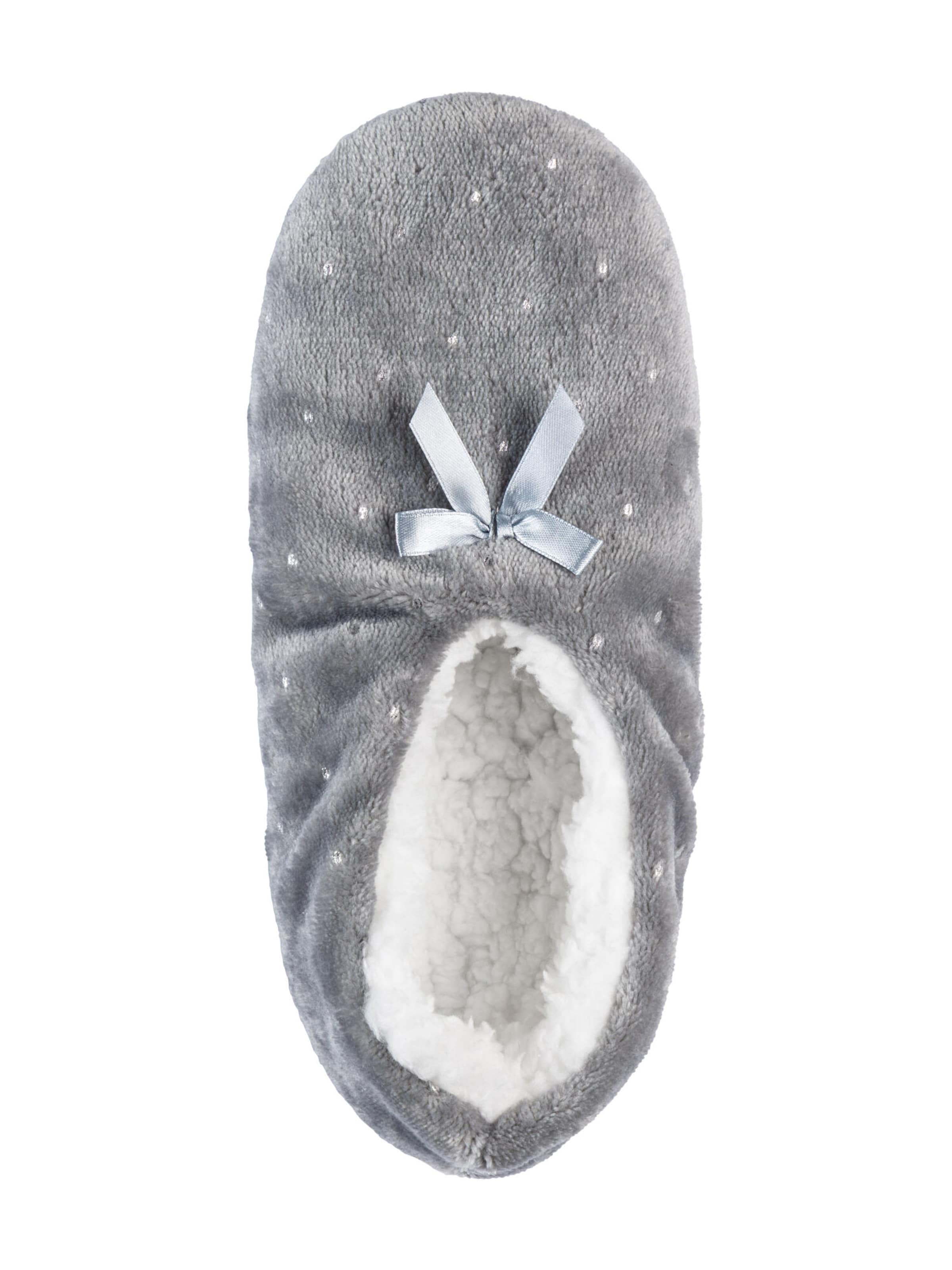 camano Slippers in Grey: front