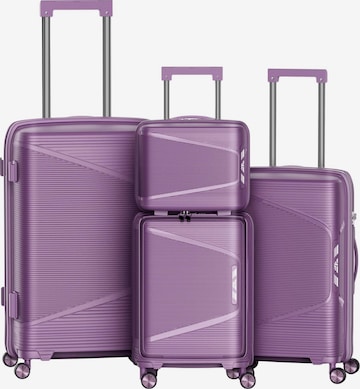 4FLY Kofferset 'Linea Lux' in Lila: Vorderseite