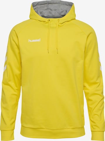 Hummel - Sweatshirt de desporto em amarelo: frente