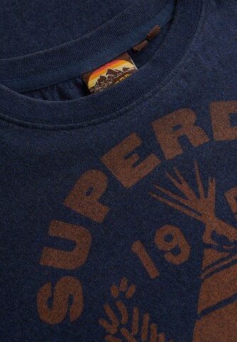 T-shirt 'Lo-Fi' Superdry en bleu