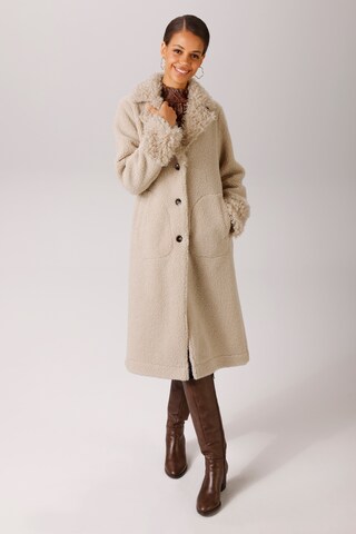 Aniston CASUAL Winter Coat in Beige: front