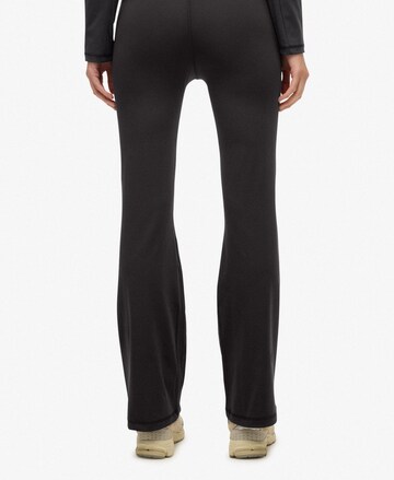 Superdry Flared Broek in Zwart