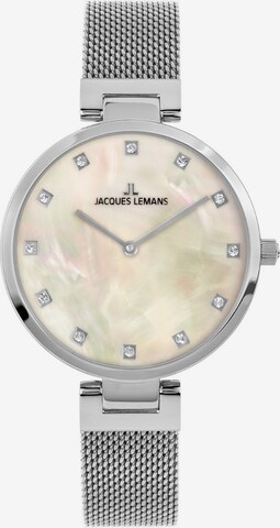 Jacques Lemans Analog Watch in Silver: front