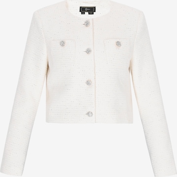 balta faina Švarkas: priekis