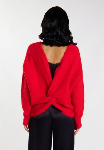 faina - Pullover 'Caspio' em vermelho