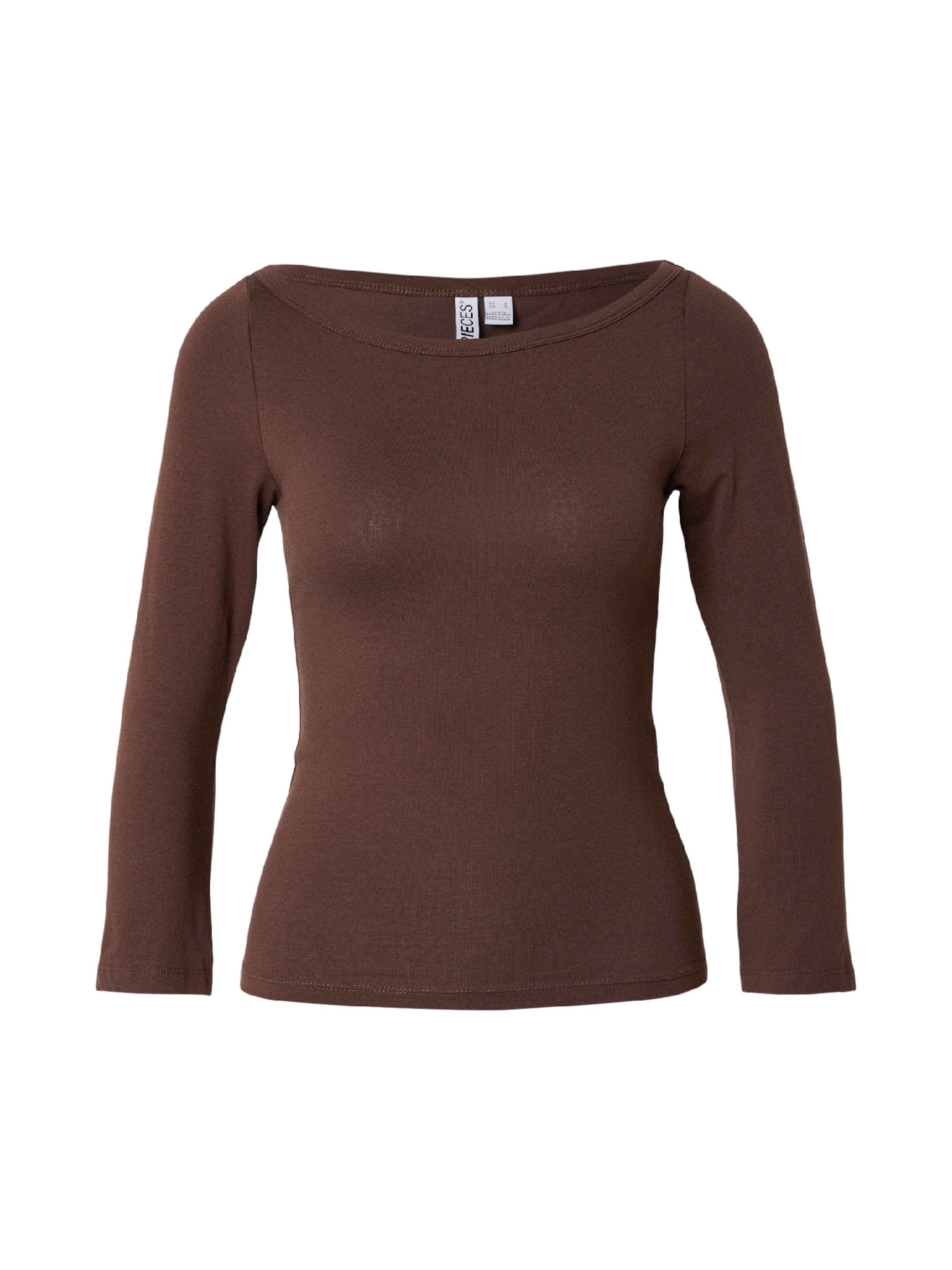 PIECES Μπλουζάκι 'PCPHOEBE' σε καφέ: μπροστά