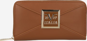 19V69 ITALIA Peněženka 'by Versace RAISSA' – hnědá: přední strana