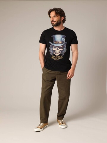 Deeluxe Shirt 'Dandy' in Zwart