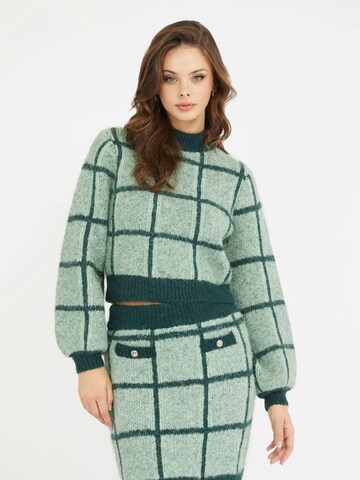 GUESS Pullover in Grün: Vorderseite