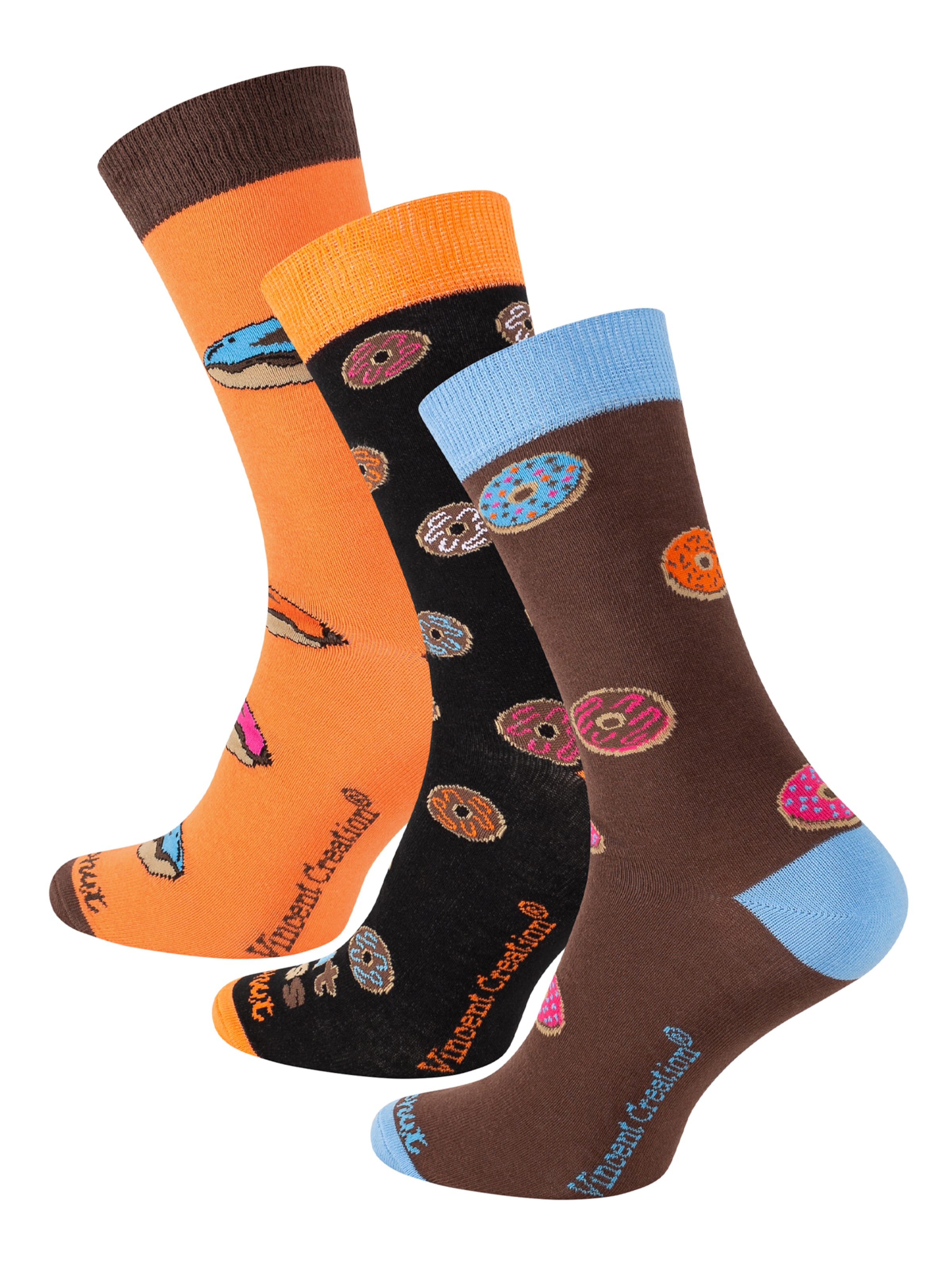 Vincent Creation - Meias 'Donut' em castanho: frente