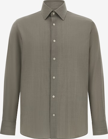 Chemise Boggi Milano en gris : devant