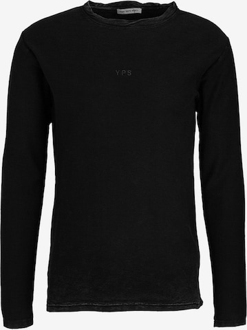 Young Poets Shirt 'Duke' in Black: front