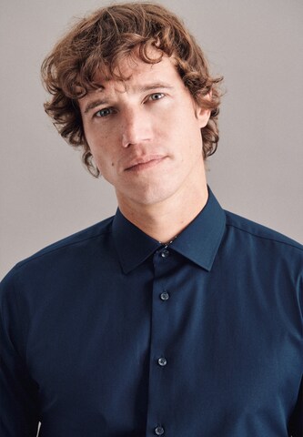 SEIDENSTICKER Slim fit Business shirt ' X-Slim ' in Blue