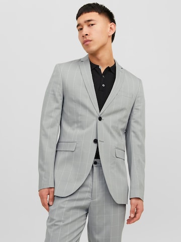 Coupe slim Veste de costume 'Franco' JACK & JONES en gris : devant