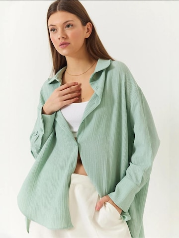 Chemisier Bianco Lucci en vert