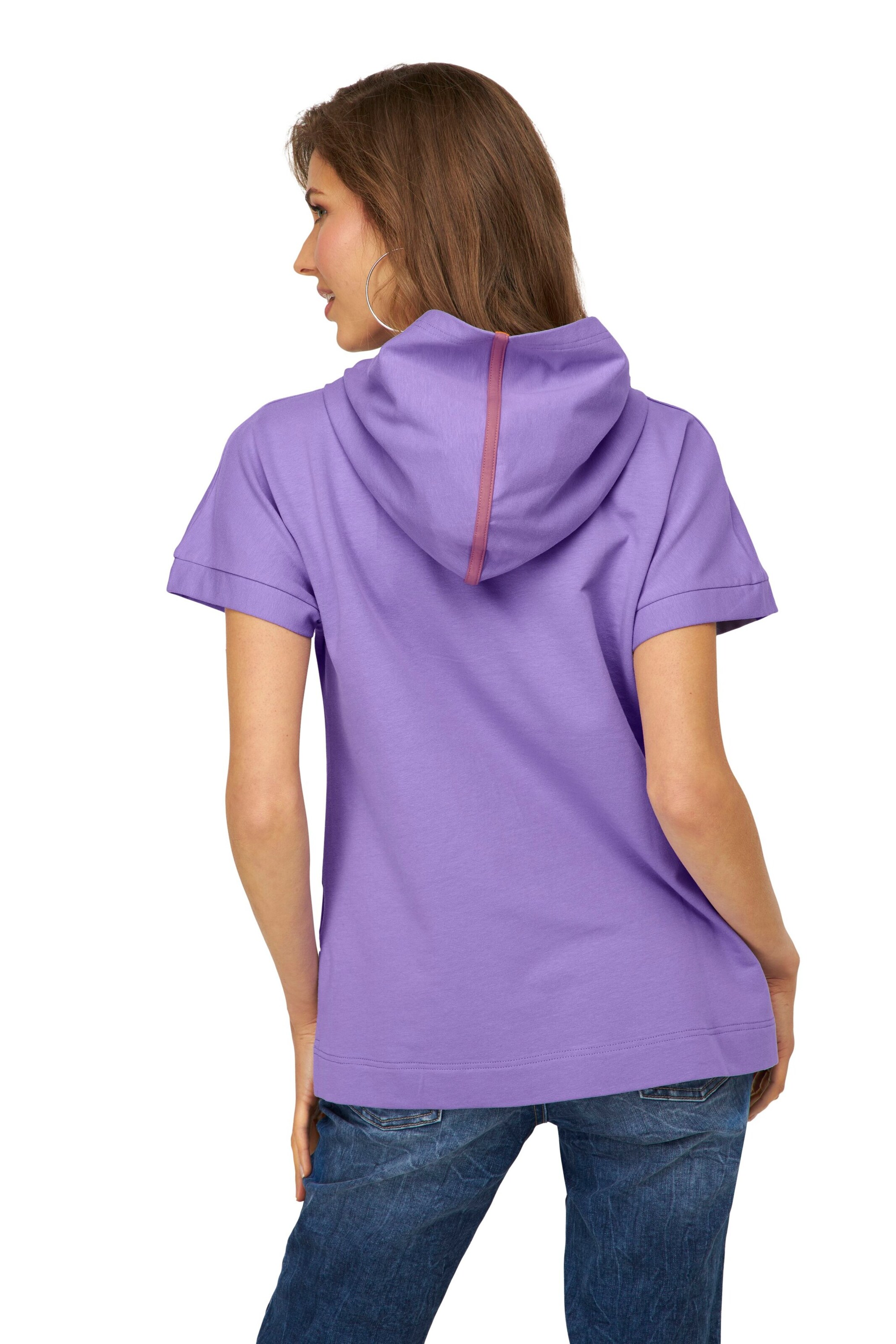 LAURASØN Sweatshirt in Purple