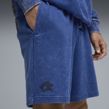 PUMA Regular Shorts 'PUMA x SONIC THE HEDGEHOG' in Blau