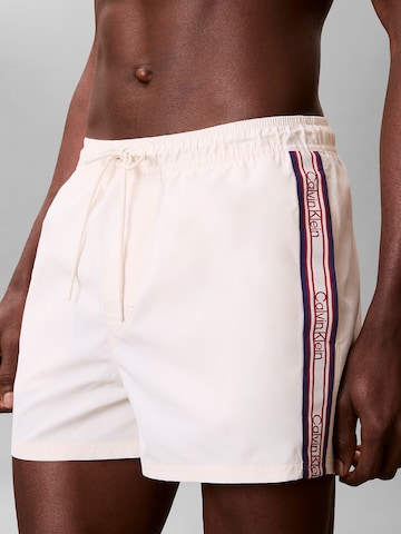 Calvin Klein Swimwear Regular Boxer shorts in Beige