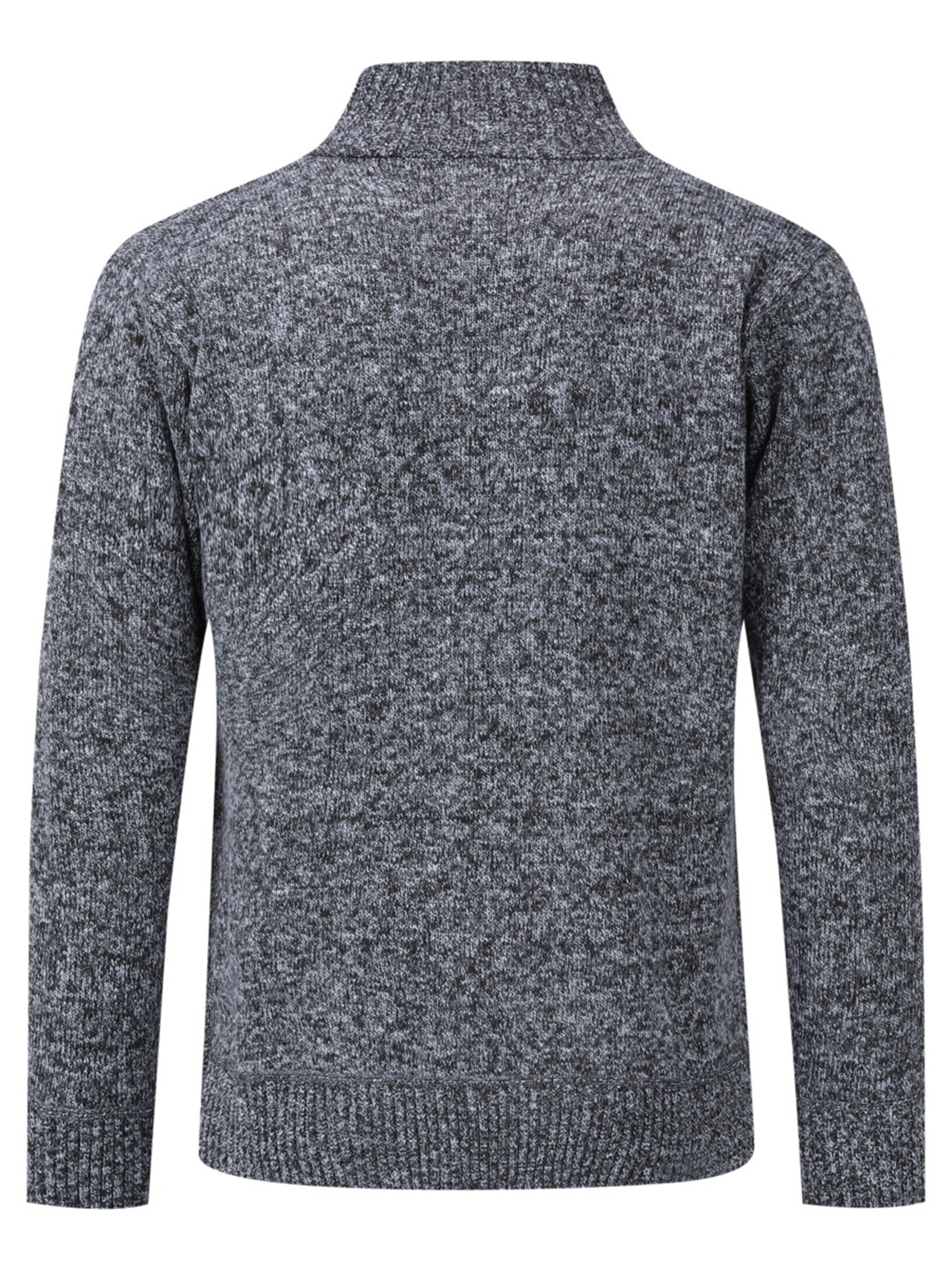 YOUTHUP Strickjacke 'Wertigkeit'‌‌‌‌‌‌ in Grau