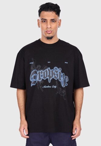 Dropsize T-Shirt in Schwarz: Vorderseite