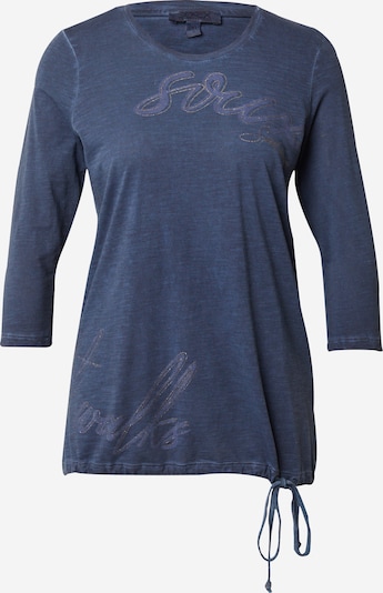 Soccx Shirt in de kleur Nachtblauw / Lichtblauw, Productweergave