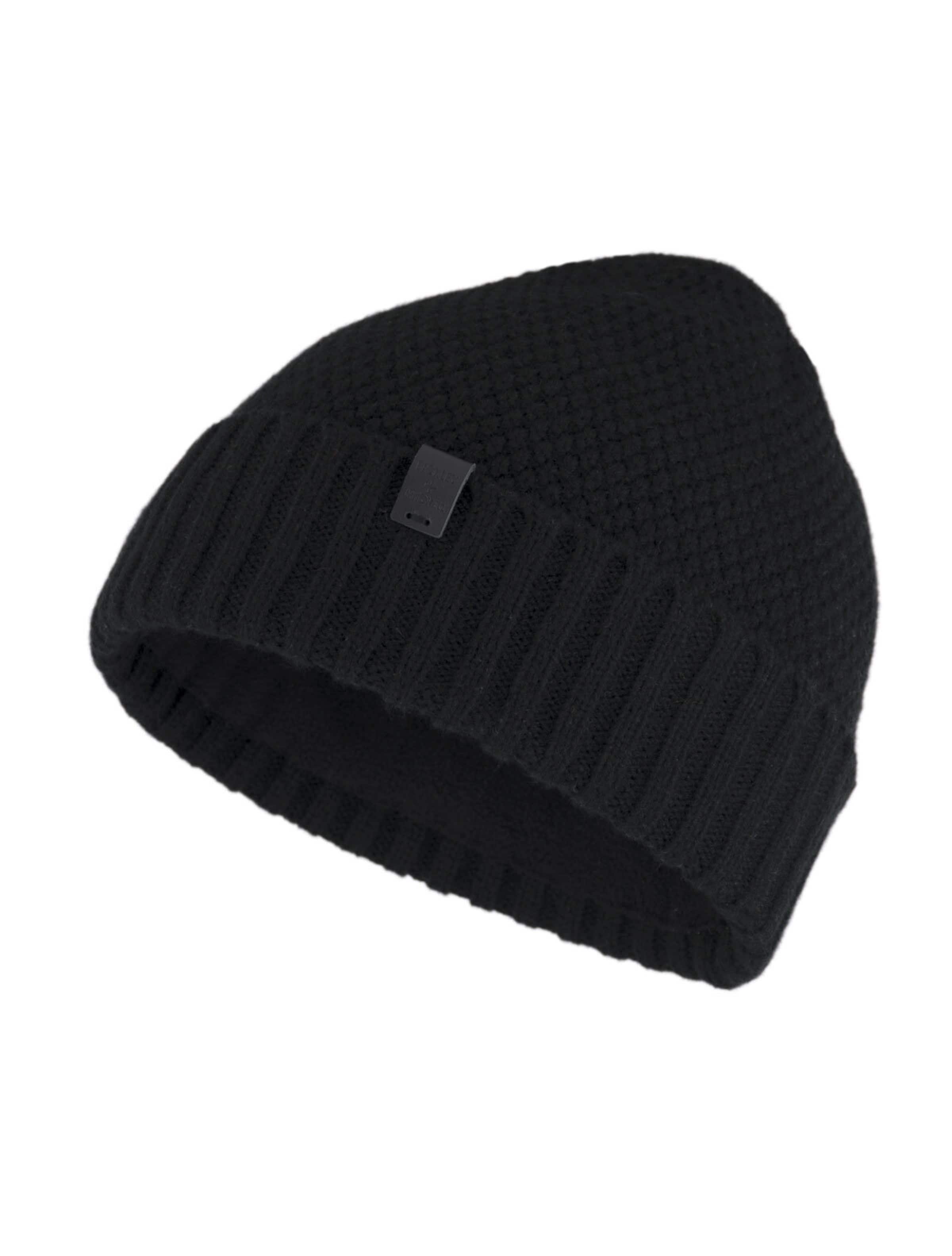 Bonnet Bickley + Mitchell en noir : devant