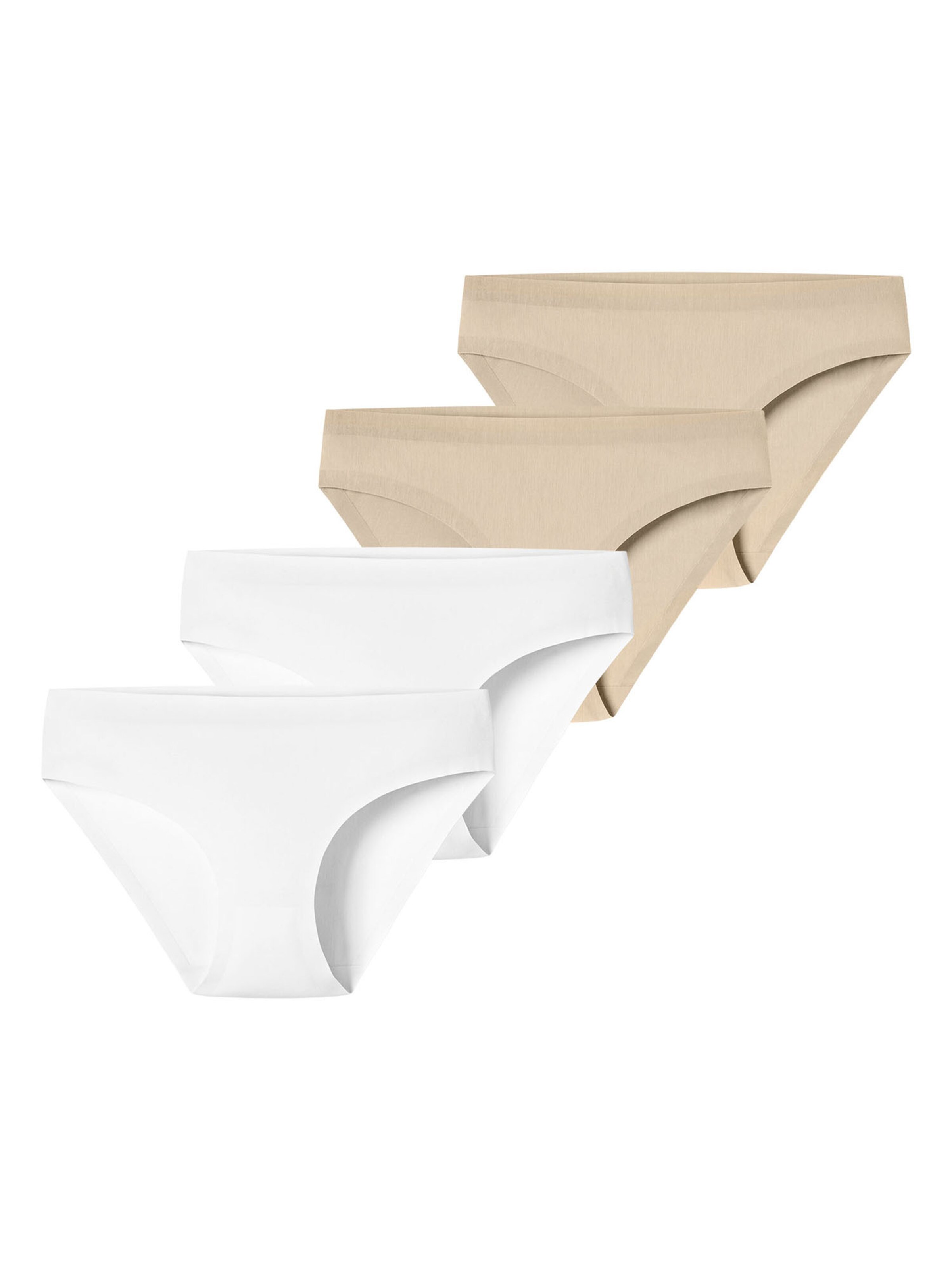 Slip ' Invisible Cotton ' SCHIESSER en beige : devant