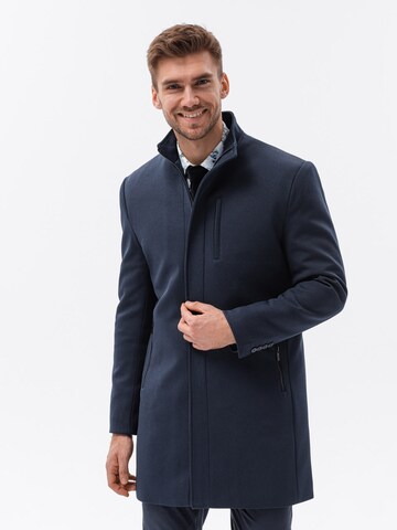 Ombre Winter Coat 'C430' in Blue: front