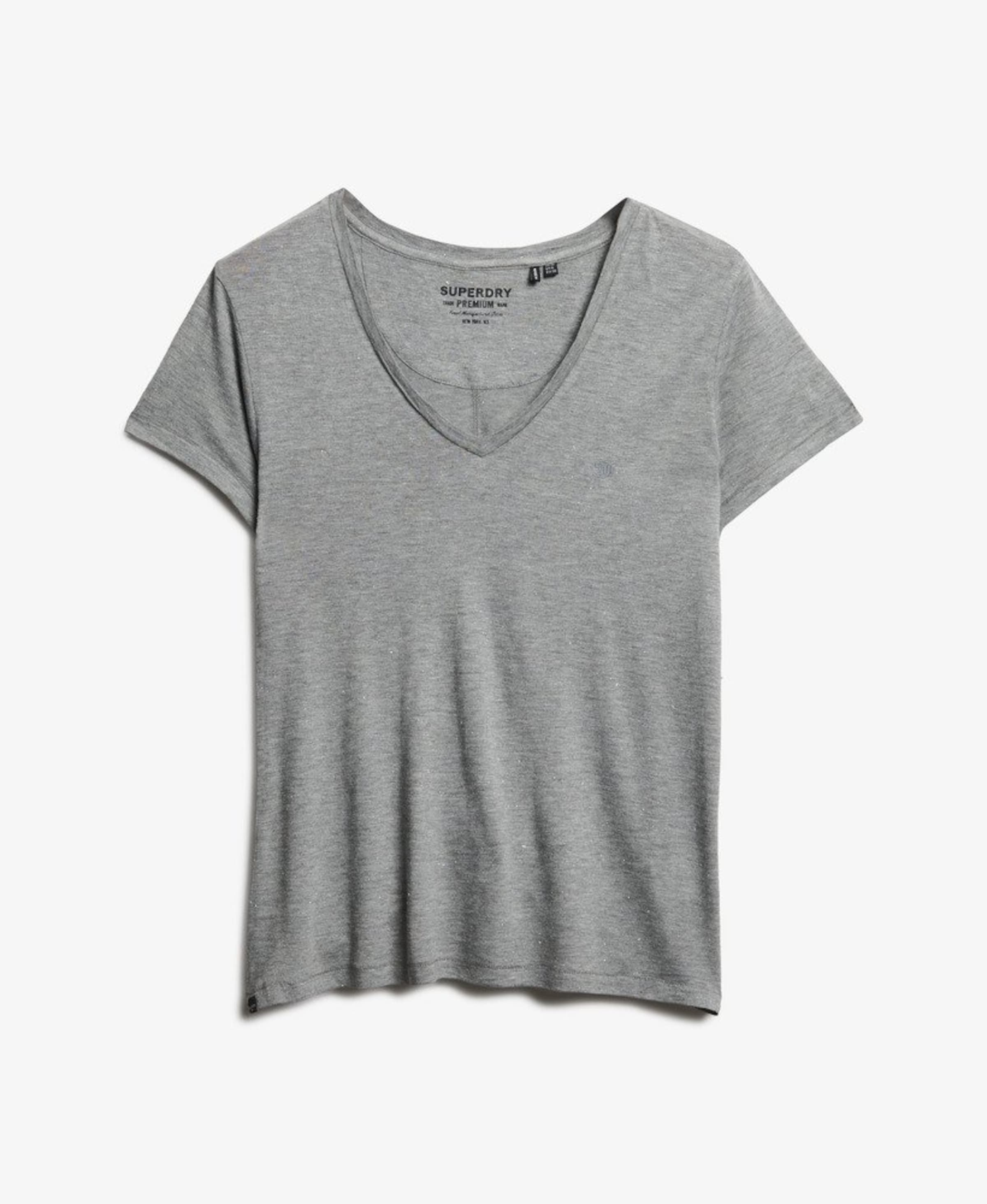 Superdry & Co Shirt 'Studious' in Grijs: voorkant