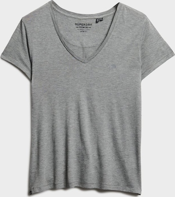 Superdry & Co Shirt 'Studious' in Grijs: voorkant