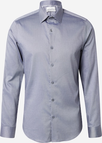 Calvin Klein Regular fit Ing - kék: elől