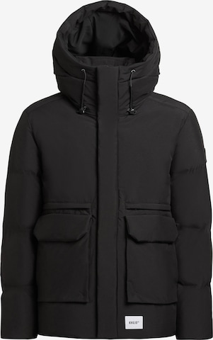 khujo Winterjas 'Dave' in Zwart: voorkant