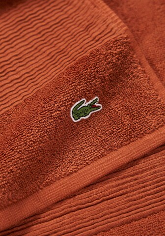 LACOSTE Duschtuch 'L LE CROCO' in Braun
