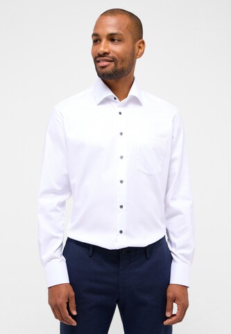 ETERNA Regular fit Button Up Shirt in White: front