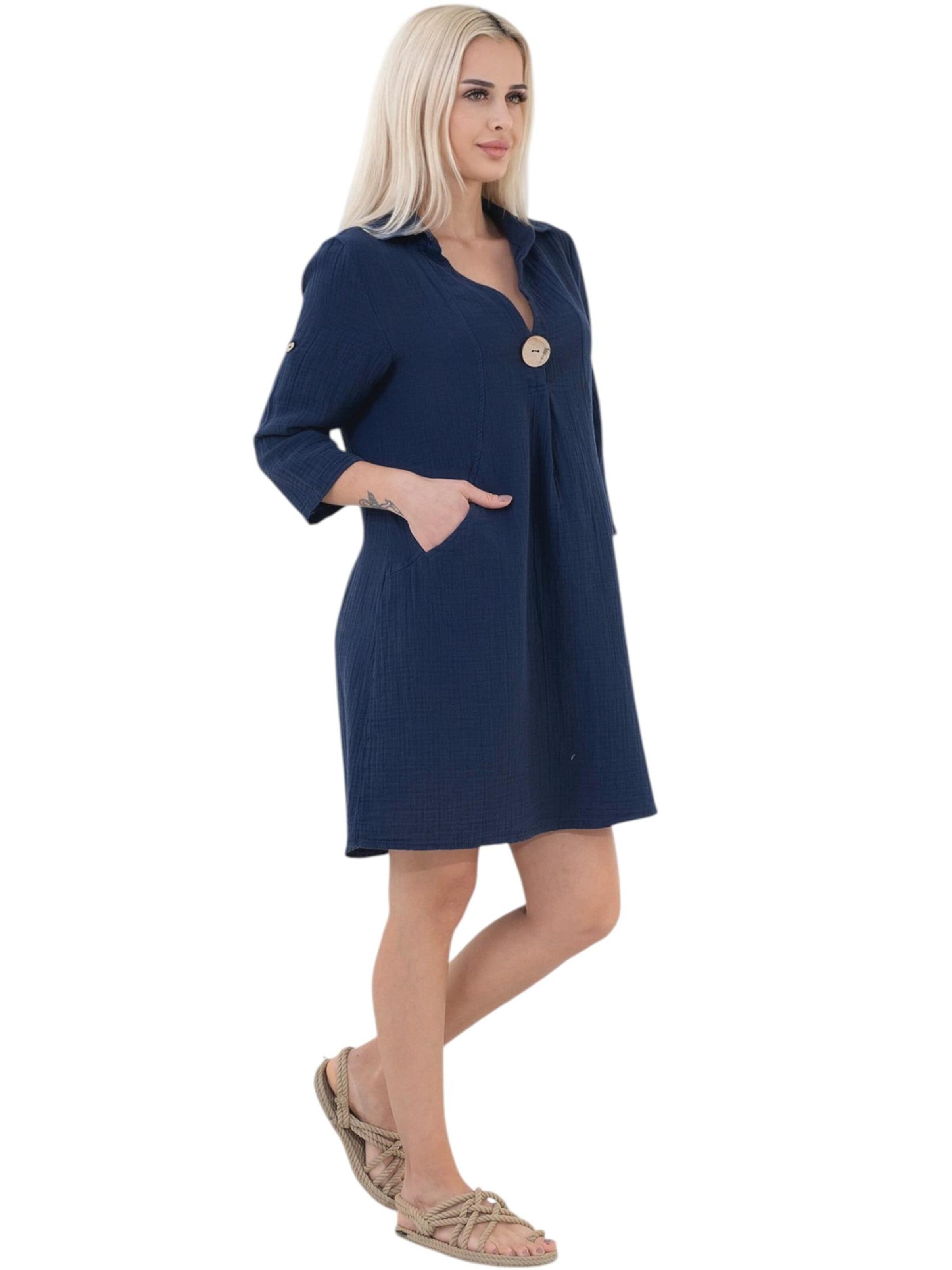 WENOR - Vestido de verano 'LUMA' en azul