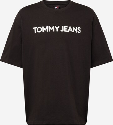 Tommy Jeans Shirt 'Classics' in Black: front