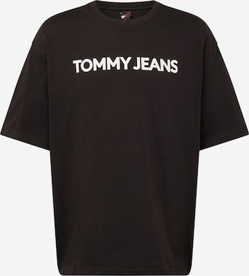 Tricou 'Classics' de la Tommy Jeans pe negru: față