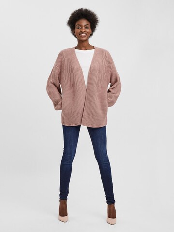 VERO MODA Strickjacke 'No Name' in Pink