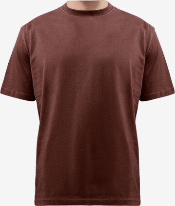 T-Shirt Antioch en marron : devant