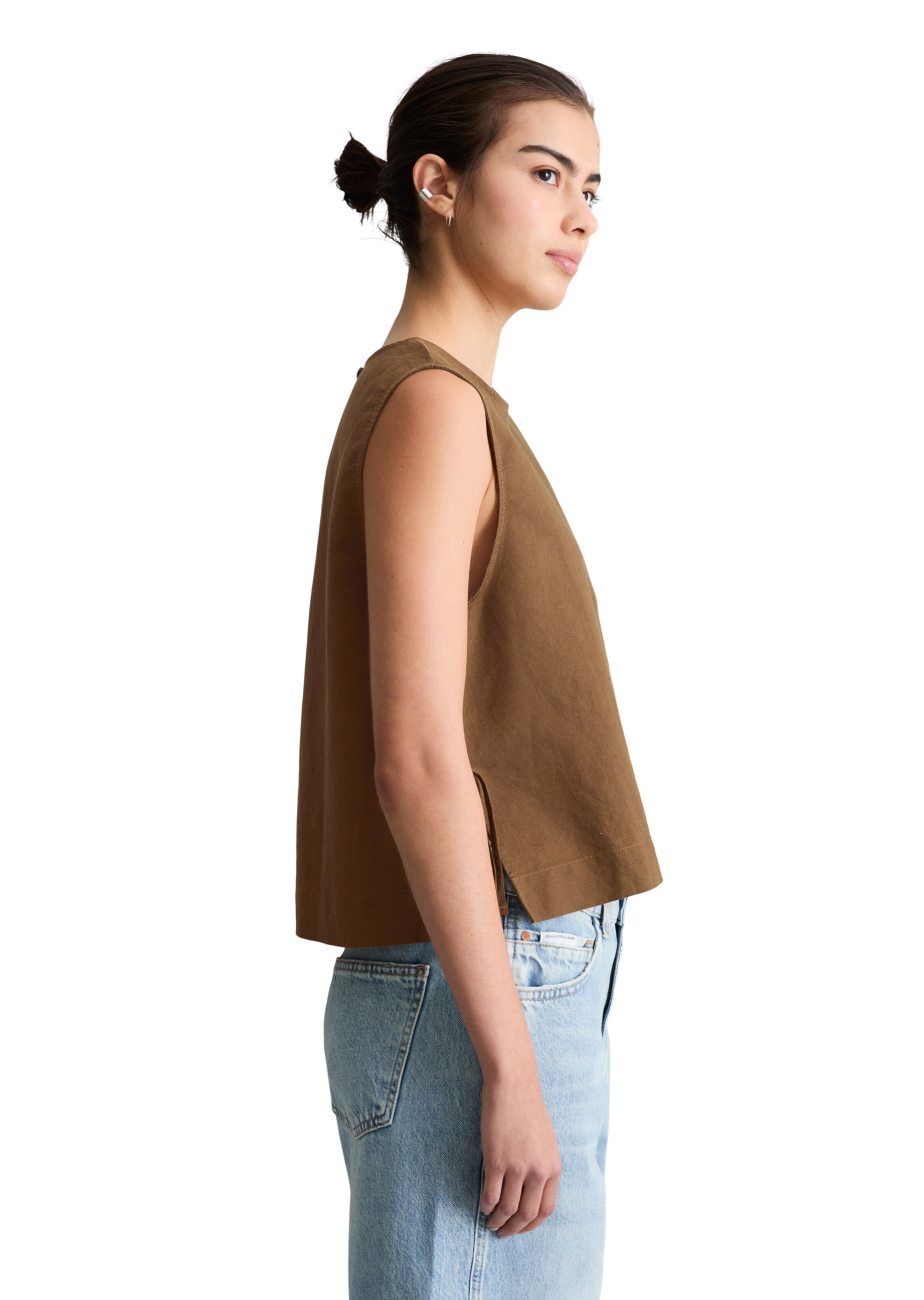 Marc O'Polo DENIM Bluse in Braun