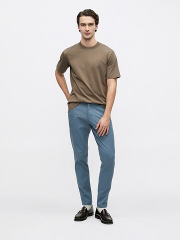 SELECTED Slimfit Chino nadrág 'SLHMILES FLEX' - kék