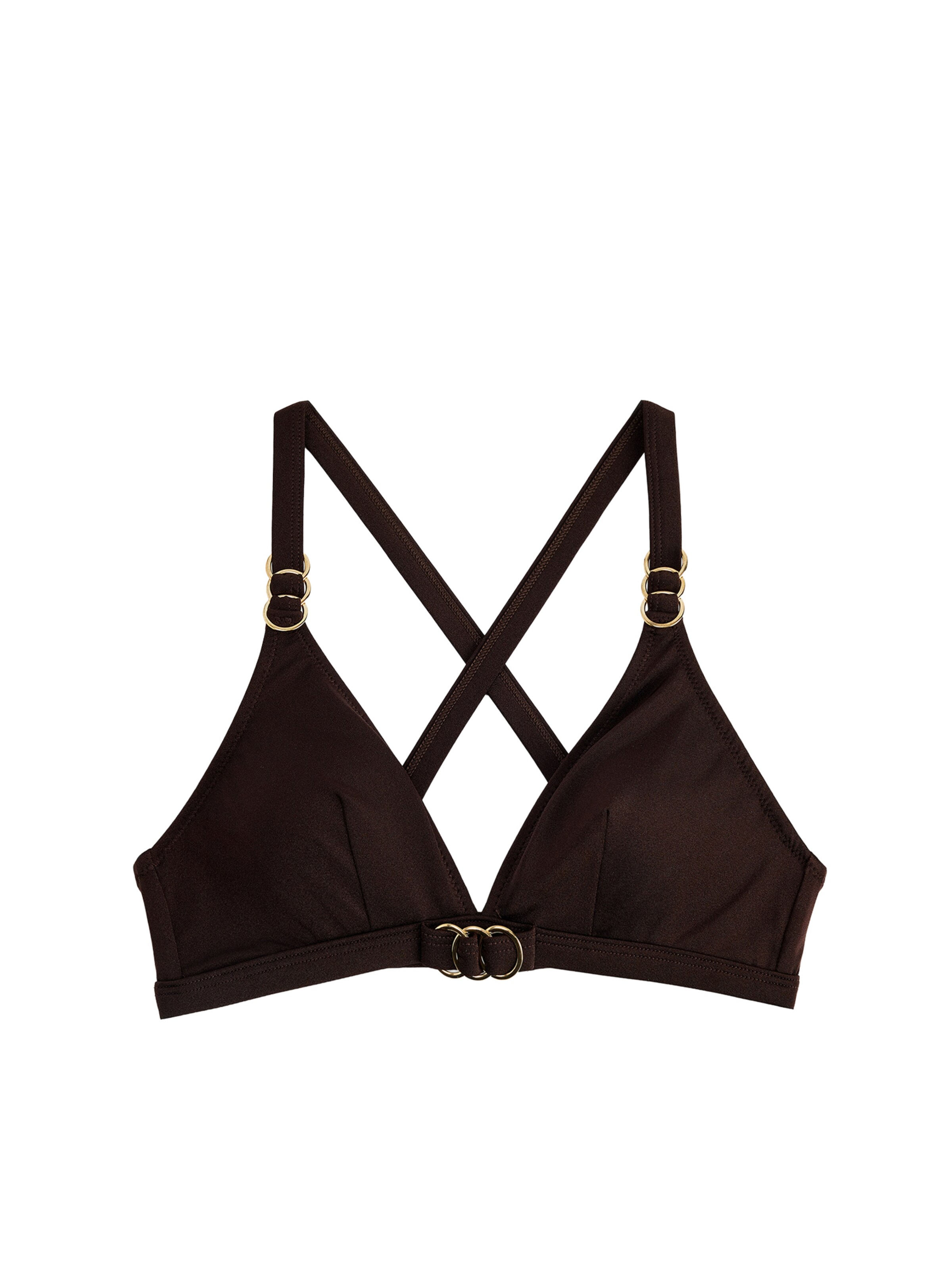 Koton Bikini top in Brown: front