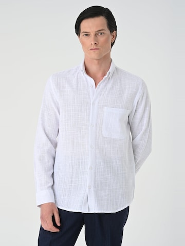Antioch Shirt in Grey: front