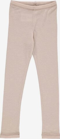 Müsli by GREEN COTTON Slim fit Leggings in Beige: front