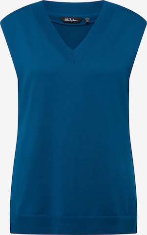 Pull-over Ulla Popken en bleu : devant