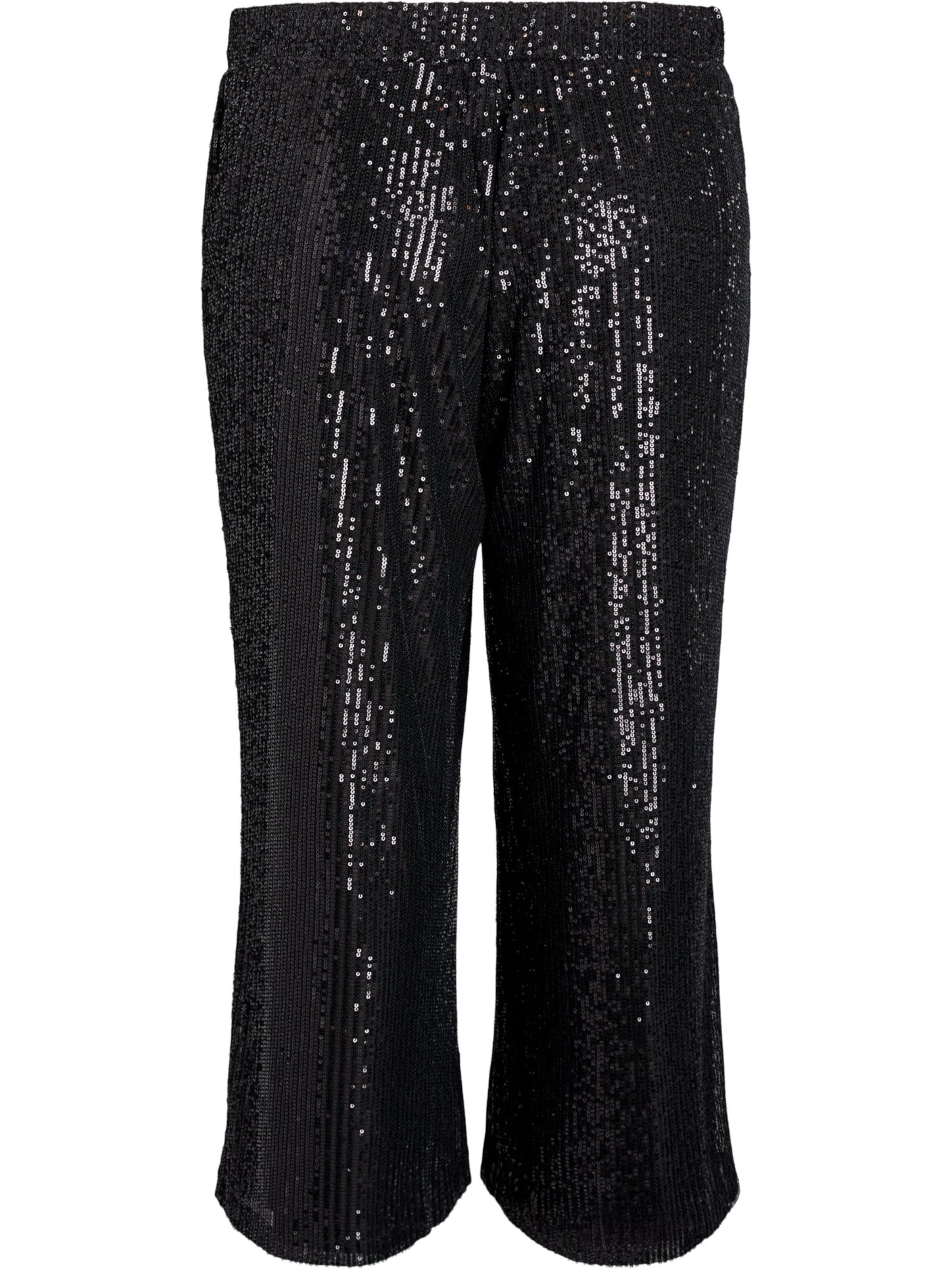 Regular Pantaloni 'MLINA' de la Zizzi pe negru