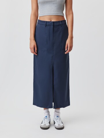 LeGer by Lena Gercke Rok 'Edina' in Blauw: voorkant