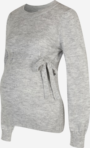 Pull-over 'New Anne' MAMALICIOUS en gris : devant