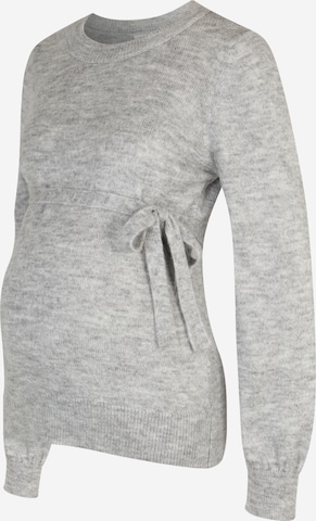 MAMALICIOUS - Jersey 'New Anne' en gris: frente