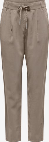 ONLY Regular Laskoshousut 'ONLPOPTRASH ARIS' värissä ruskea: etupuoli